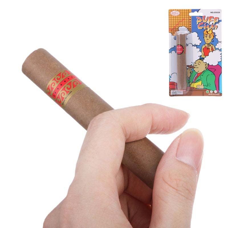 Fake Cigar Prop Party Favor Kids Toy Cosplay Photo Props Costume Accessory Thug Life Boss Cigar Joke Gag Toy